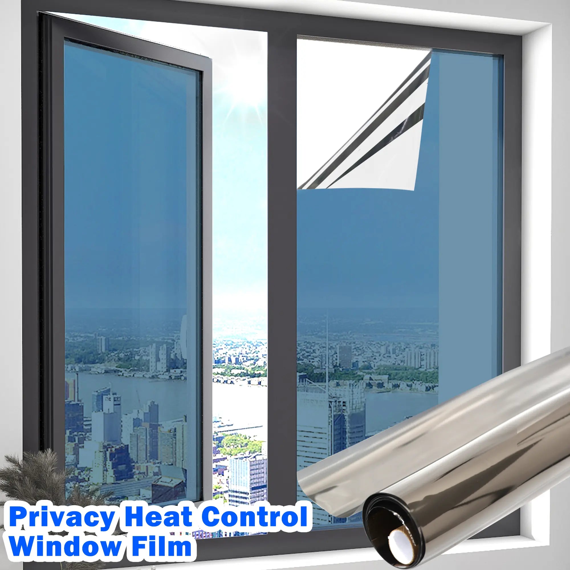Transform Your Space with Our Reflective Window Privacy Film – UV Protection, Glare Control, and Easy Installation!