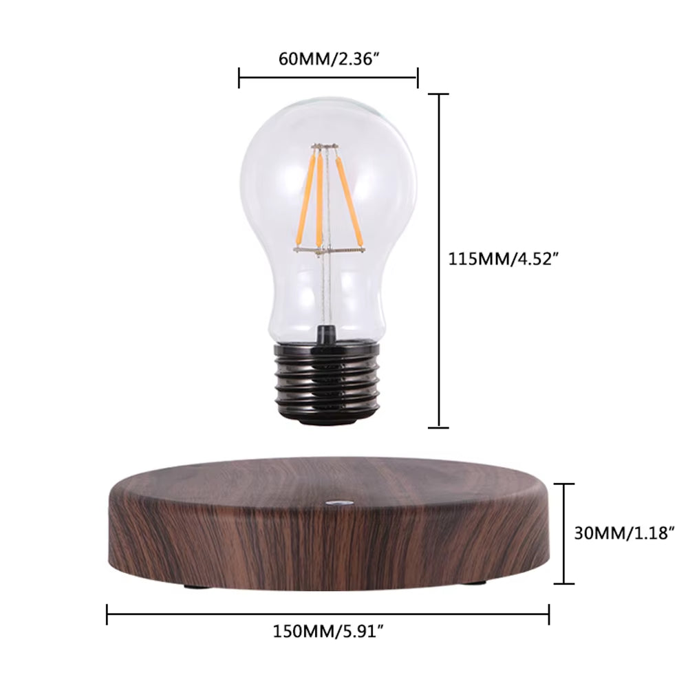 Magnetic Levitation Lamp Creativity Night Light Floating LED Bulb for Birthday Gift Table Lamp Room Home Decoration Light