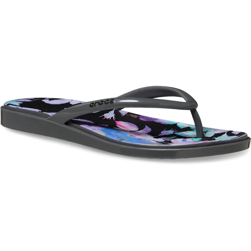 Step into Summer with Crocs Women's Miami Round Toe Flip Flops - The Ultimate Party Sandal!