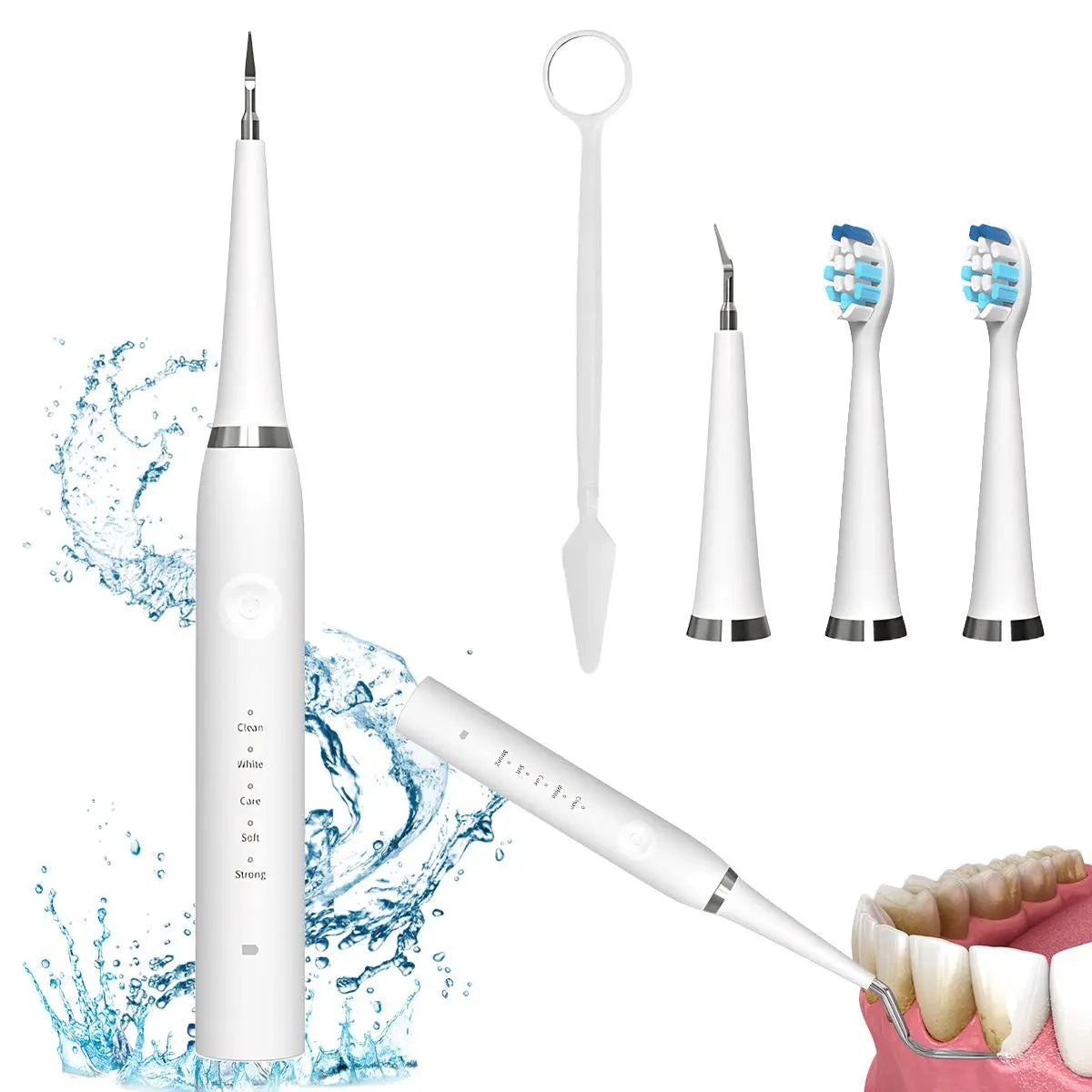 Oceantree 2-in-1 Electric Toothbrush and Ultrasonic Tartar Remover for Adults - Ultimate Dental Care Solution