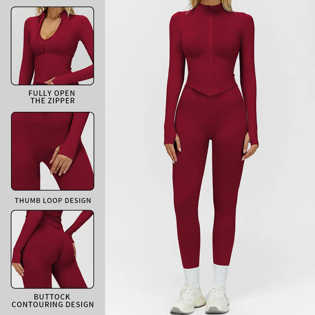 Elevate Your Activewear Game with the MFVIM Women's Sporty Two-Piece Tracksuit - Perfect for Gym and Everyday Comfort!