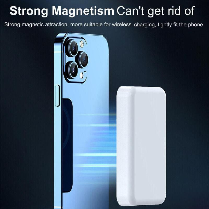 Power Up Your iPhone with the 5000mAh Magnetic Power Bank - Fast Wireless Charging for iPhone 12-17 Pro/Pro Max, Compact & Portable Battery Pack