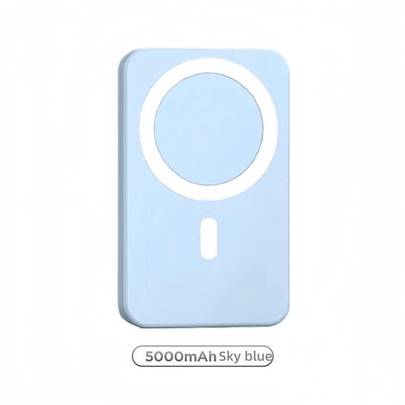 Power Up Your iPhone with the 5000mAh Magnetic Power Bank - Fast Wireless Charging for iPhone 12-17 Pro/Pro Max, Compact & Portable Battery Pack