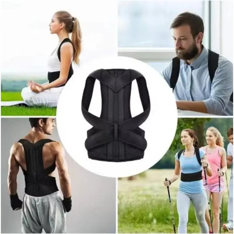 Reinforced Lumbar Posture Support Vest - Adjustable Back Belt for Ultimate Comfort and Confidence