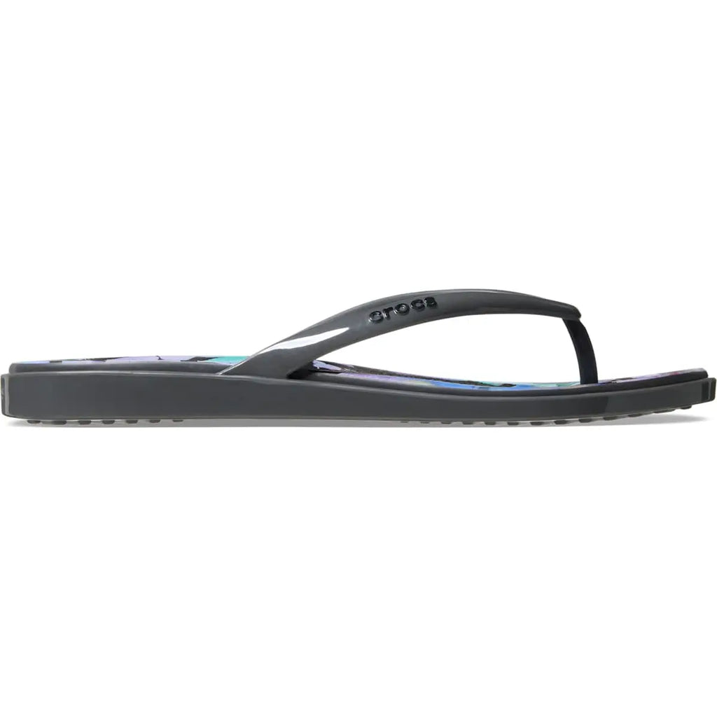 Step into Summer with Crocs Women's Miami Round Toe Flip Flops - The Ultimate Party Sandal!