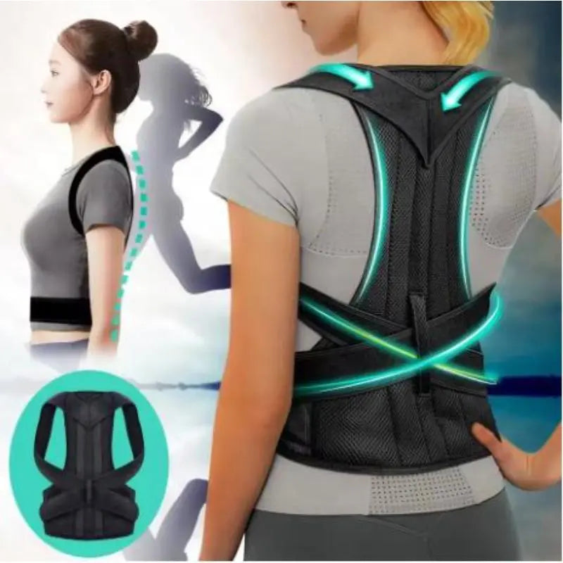 Reinforced Lumbar Posture Support Vest - Adjustable Back Belt for Ultimate Comfort and Confidence