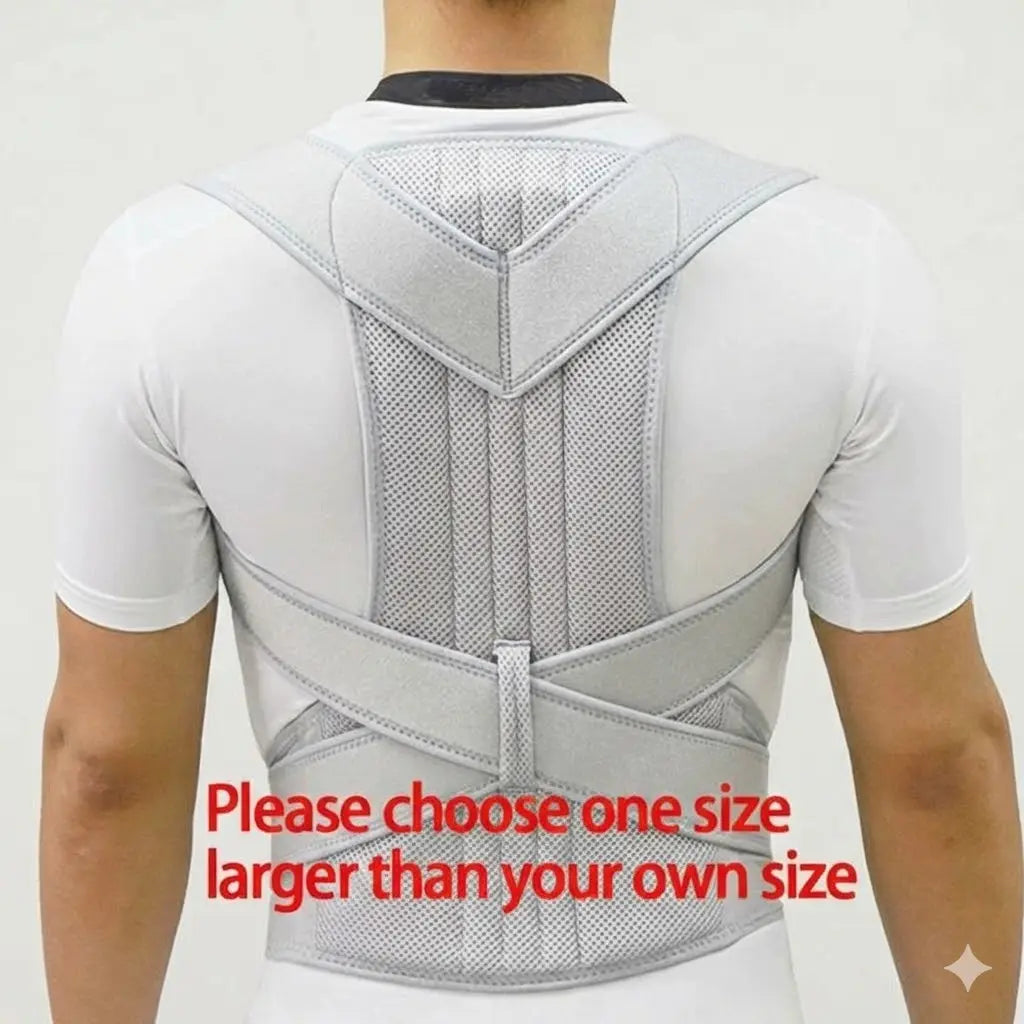 Reinforced Lumbar Posture Support Vest - Adjustable Back Belt for Ultimate Comfort and Confidence