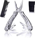 Ultimate 24-in-1 Stainless Steel Multitool: Your Essential Pocket Knife for Outdoor Adventures, Camping, and Everyday Repairs