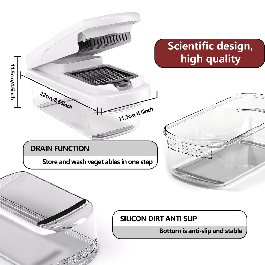 Transform Your Cooking with the Snofrid 15-in-1 Multifunctional Vegetable Chopper - The Ultimate Kitchen Tool for Effortless Food Prep!