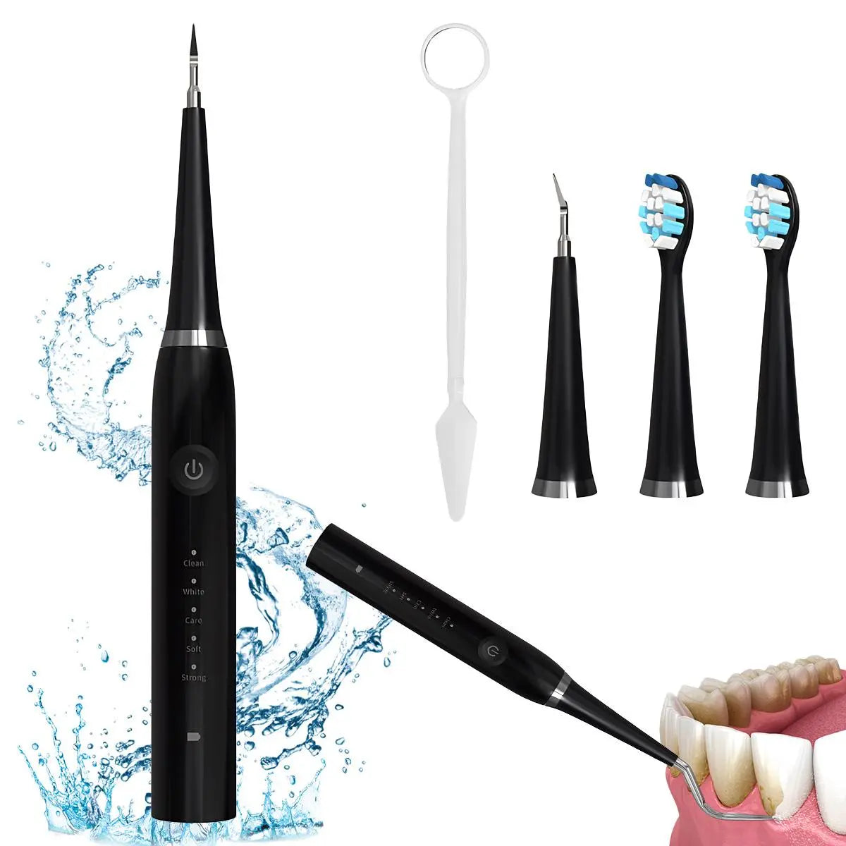Oceantree 2-in-1 Electric Toothbrush and Ultrasonic Tartar Remover for Adults - Ultimate Dental Care Solution
