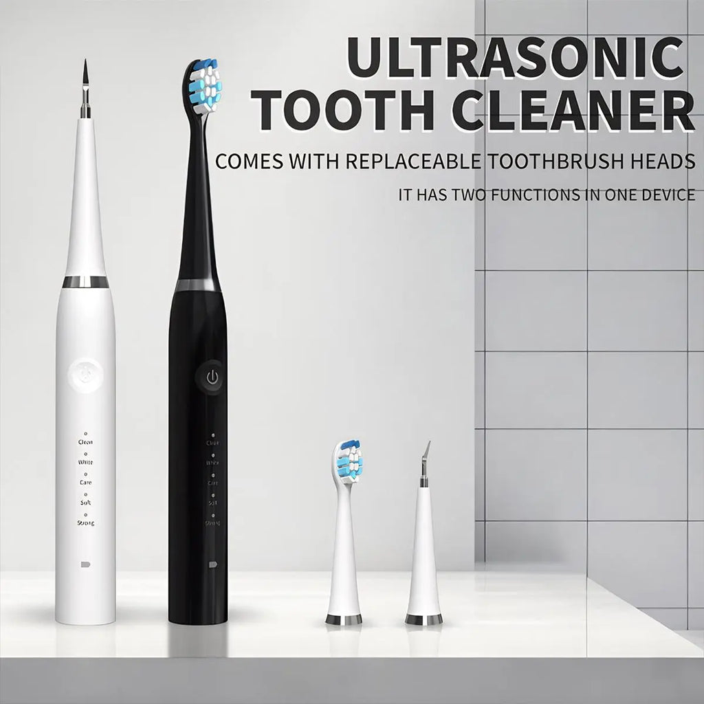 Oceantree 2-in-1 Electric Toothbrush and Ultrasonic Tartar Remover for Adults - Ultimate Dental Care Solution