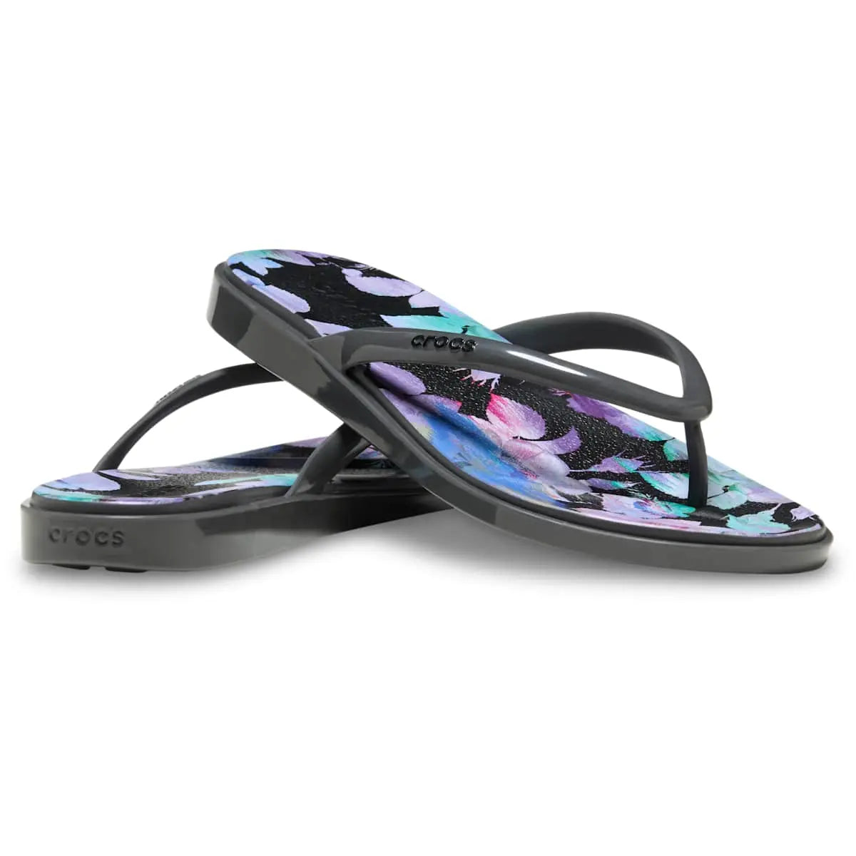Step into Summer with Crocs Women's Miami Round Toe Flip Flops - The Ultimate Party Sandal!