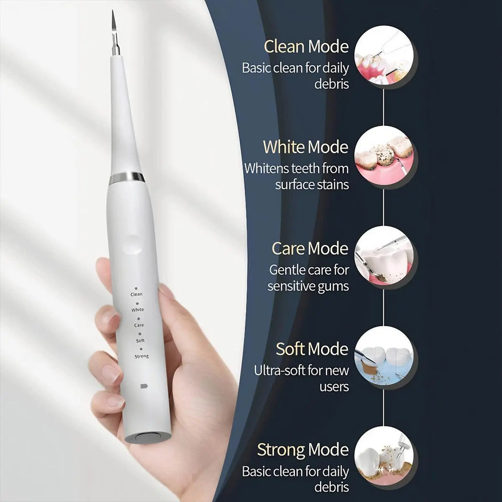 Oceantree 2-in-1 Electric Toothbrush and Ultrasonic Tartar Remover for Adults - Ultimate Dental Care Solution