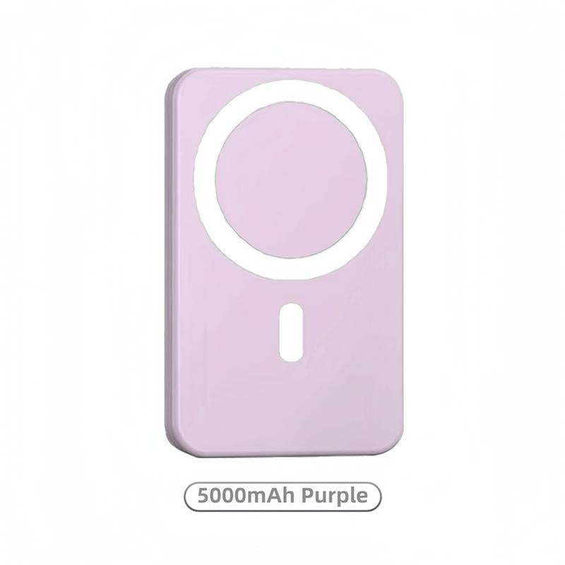 Power Up Your iPhone with the 5000mAh Magnetic Power Bank - Fast Wireless Charging for iPhone 12-17 Pro/Pro Max, Compact & Portable Battery Pack