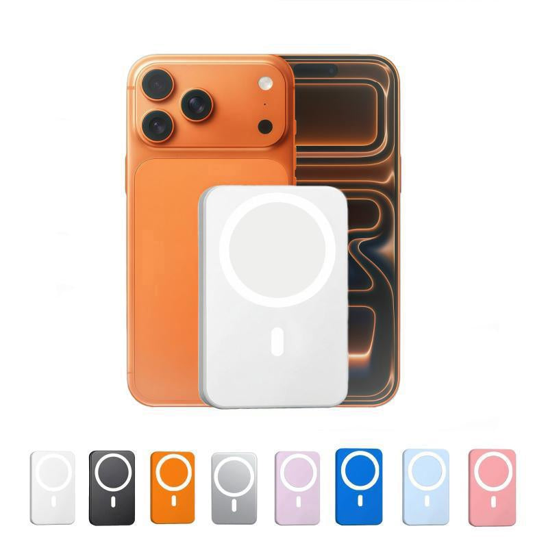 Power Up Your iPhone with the 5000mAh Magnetic Power Bank - Fast Wireless Charging for iPhone 12-17 Pro/Pro Max, Compact & Portable Battery Pack