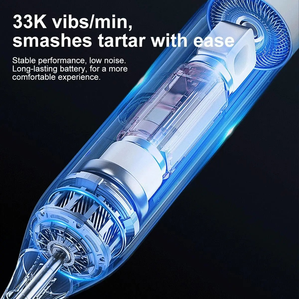 Oceantree 2-in-1 Electric Toothbrush and Ultrasonic Tartar Remover for Adults - Ultimate Dental Care Solution